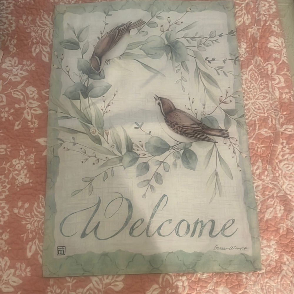 Welcome Garden Flag